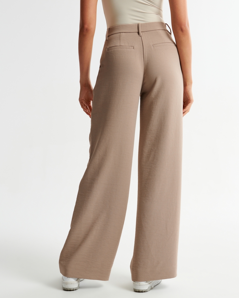 Women's A&F Harper Tailored Premium Crepe Pant