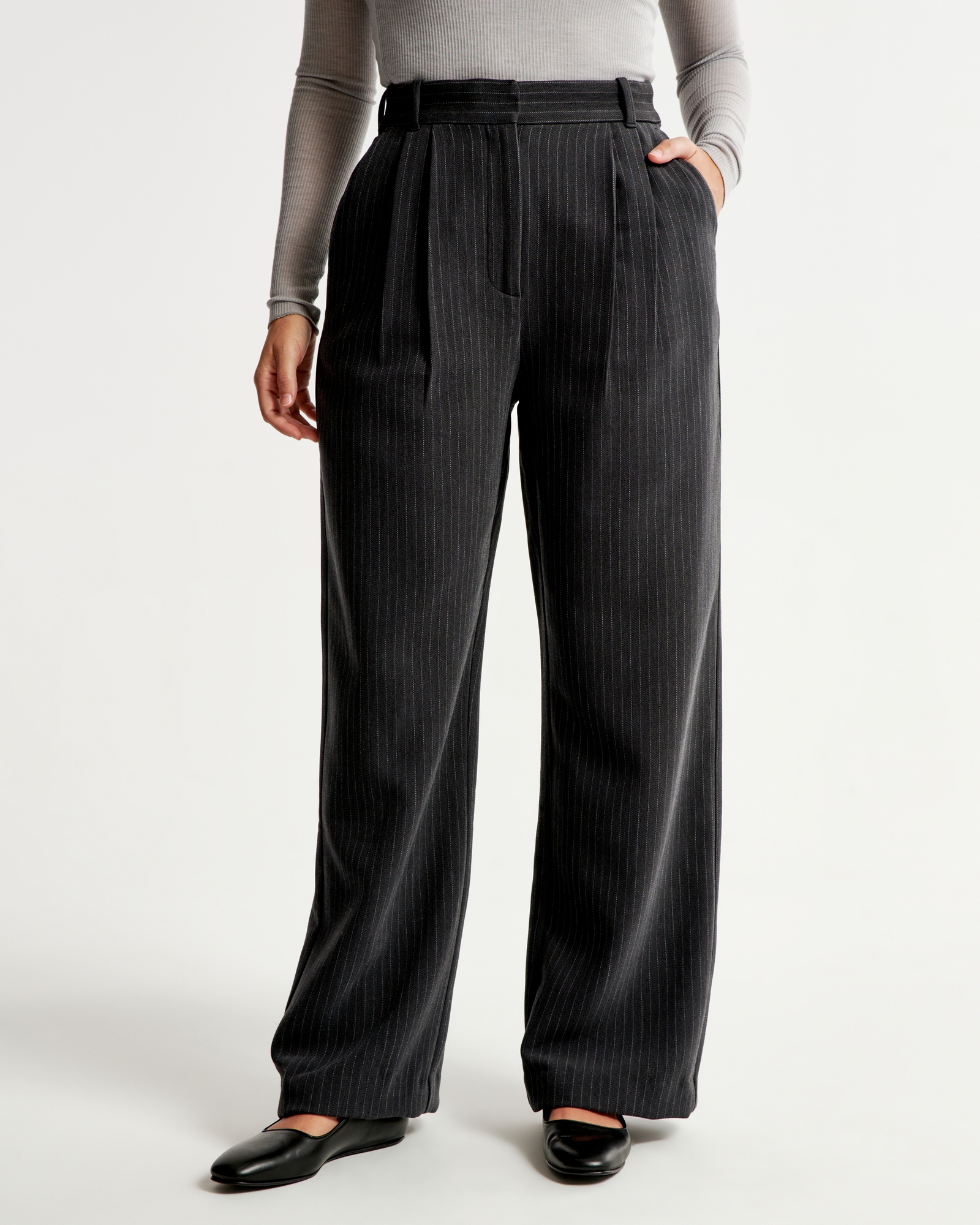 Curve Love A&F Sloane Tailored Pant