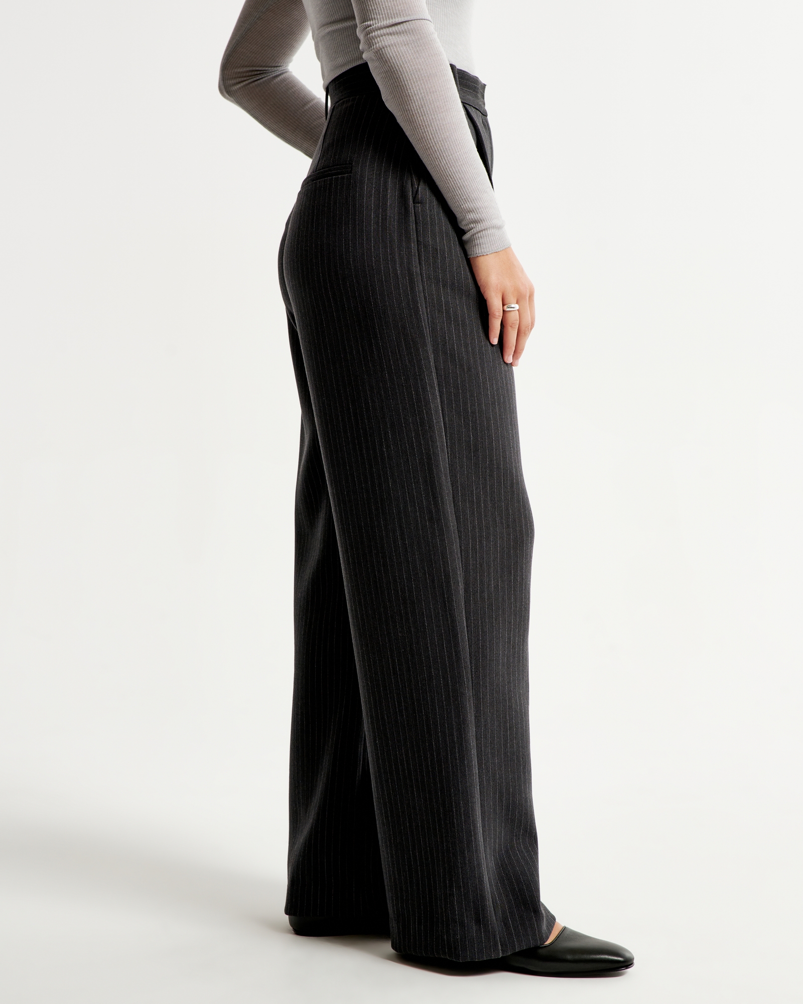 Curve Love A&F Sloane Tailored Pant