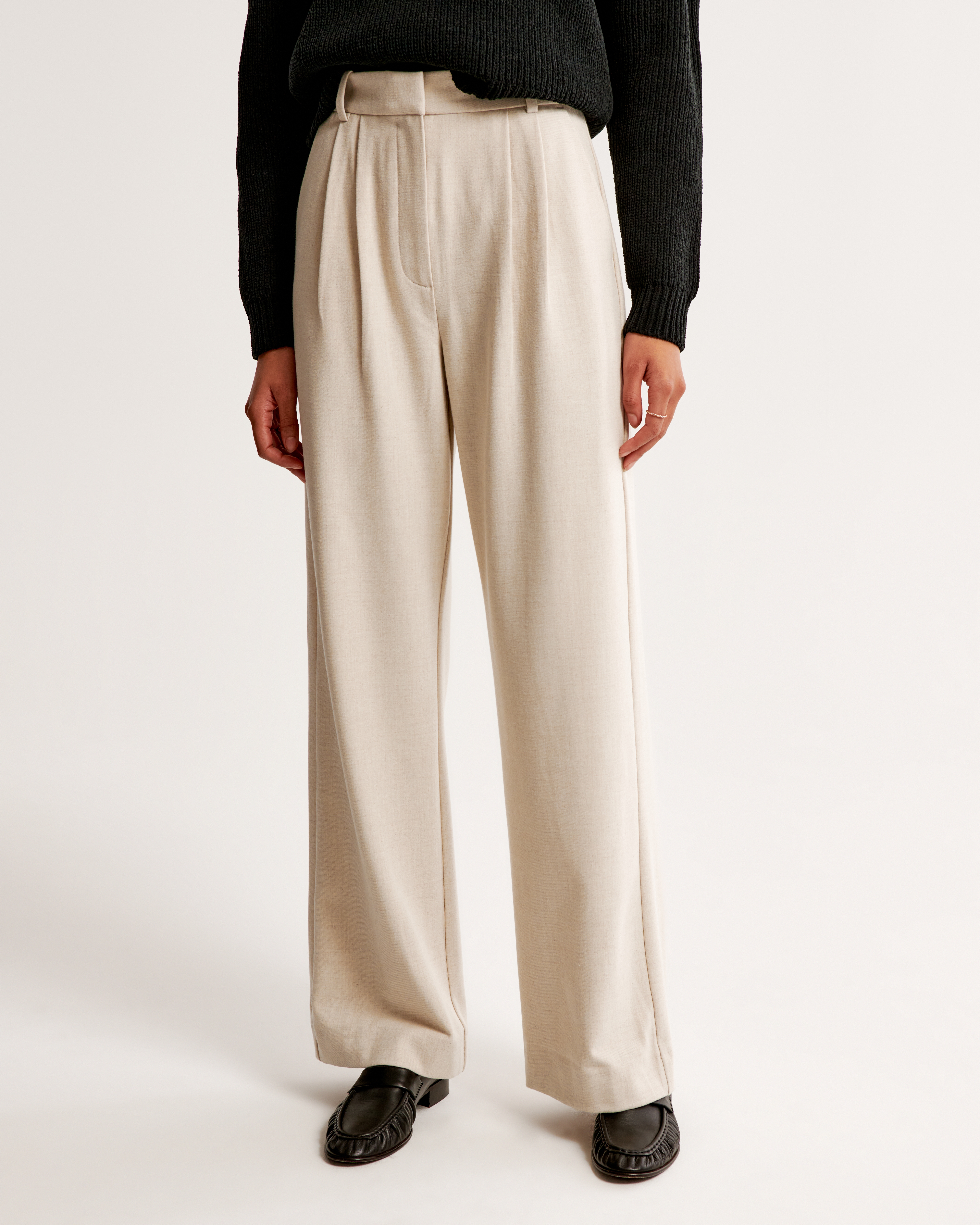 A&F Sloane Tailored Brushed Suiting Pant