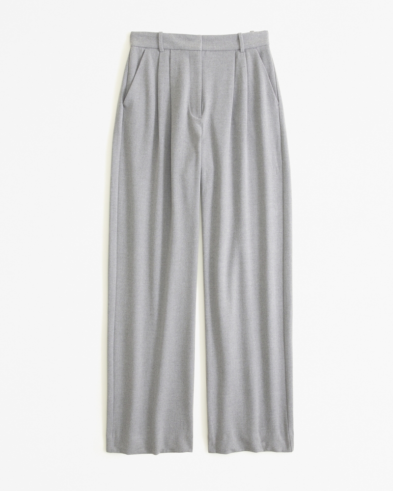 Women's Curve Love A&F Sloane Tailored Brushed Suiting Pant, Women's  Clearance