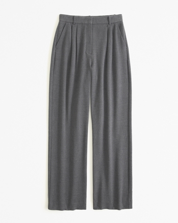 Women's Curve Love A&F Sloane Tailored Brushed Suiting Pant | Women's ...