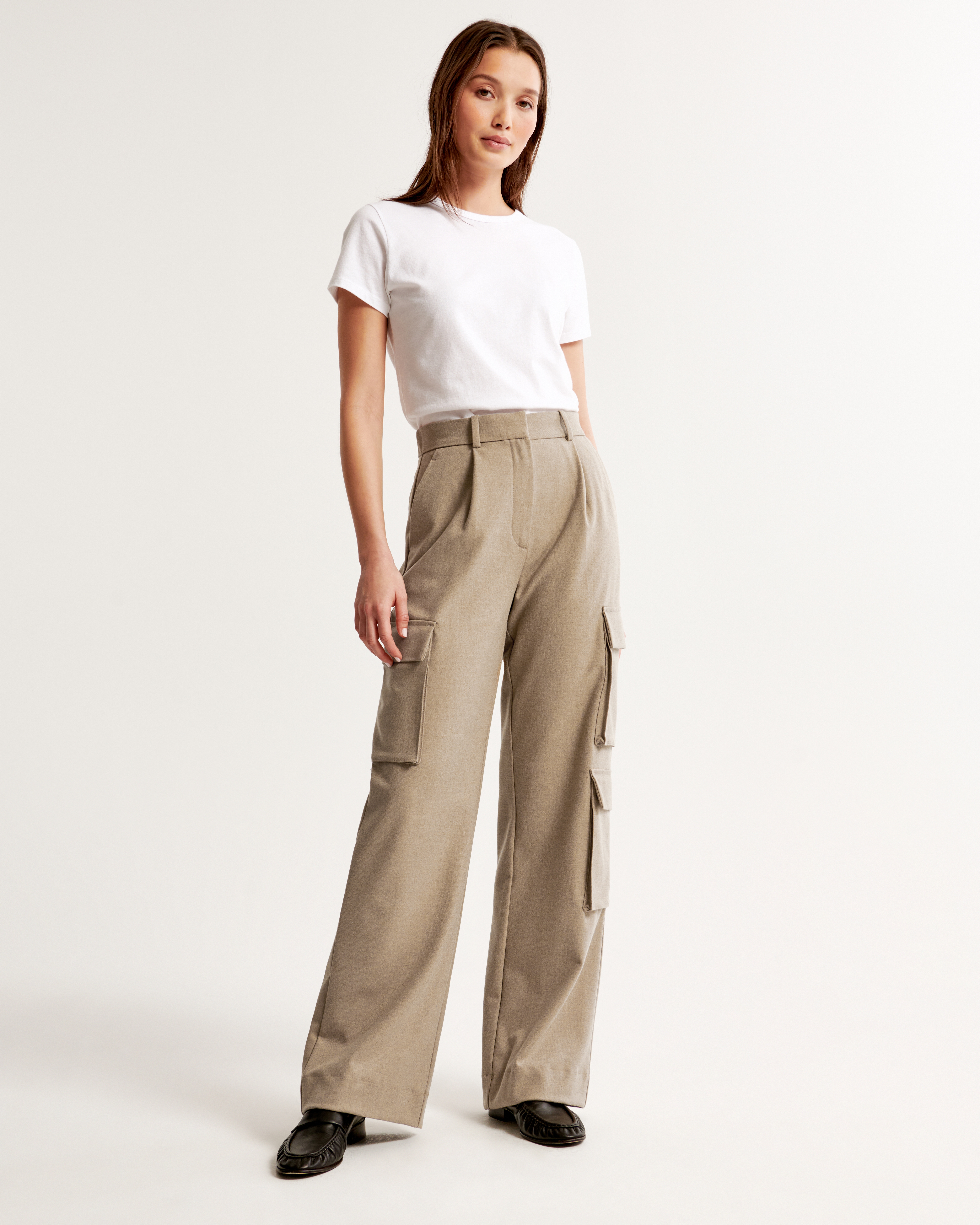 Tailored cargo sale pants