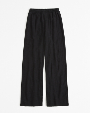Women's Crinkle Textured Pull-On Pant | Women's Clearance | Abercrombie.com