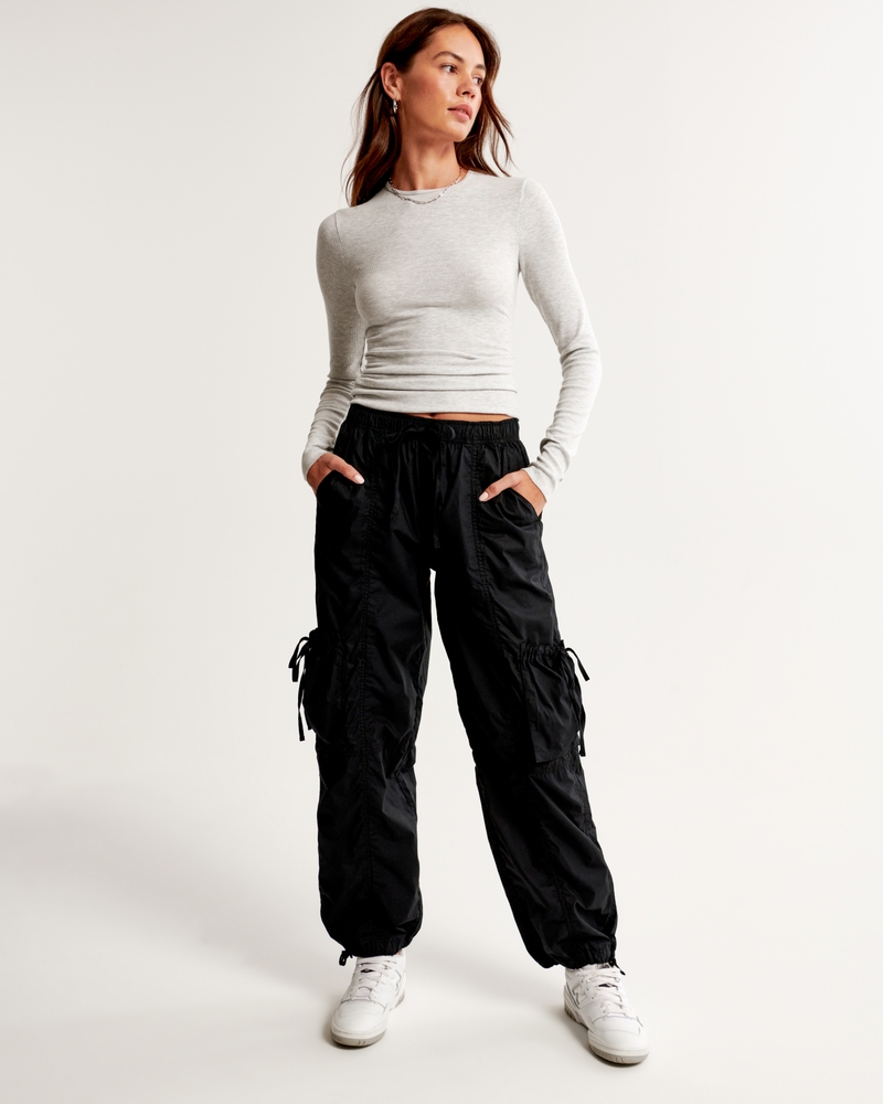 Mujer Pantalones utilitarios estilo paracaidista, Mujer Prendas inferiores