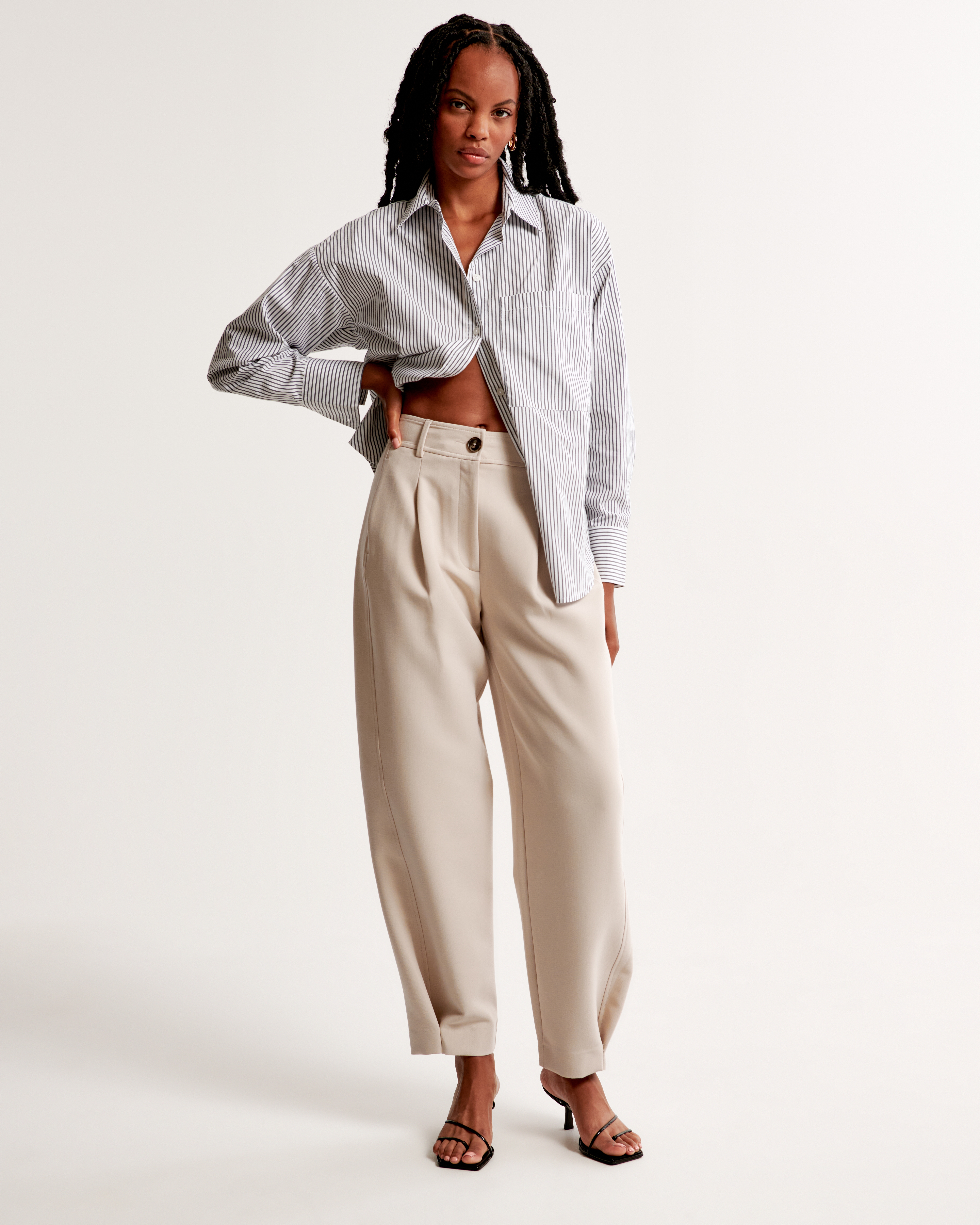 Women's High Rise Taper Pant | Women's Clearance | Abercrombie.com