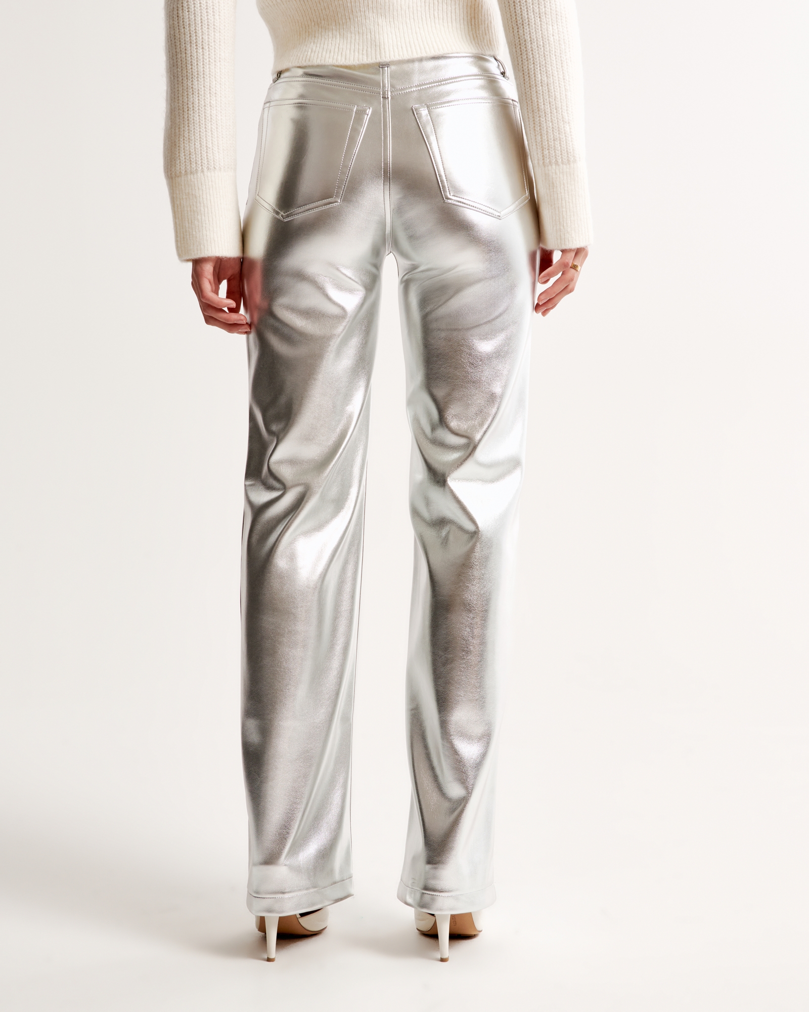 Talbots Women's 6 Silver Linen & Metallic Fiber Signature Capri Pants With  Pleat