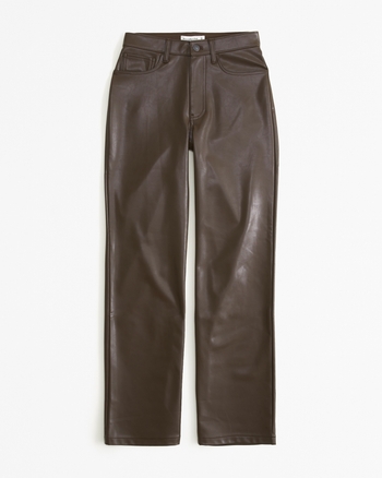 Curve Love Vegan Leather 90s Relaxed Pant from Abercrombie & Fitch - $59.99