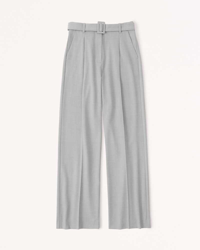 Perfect Wide Leg Pant - Heather Grey