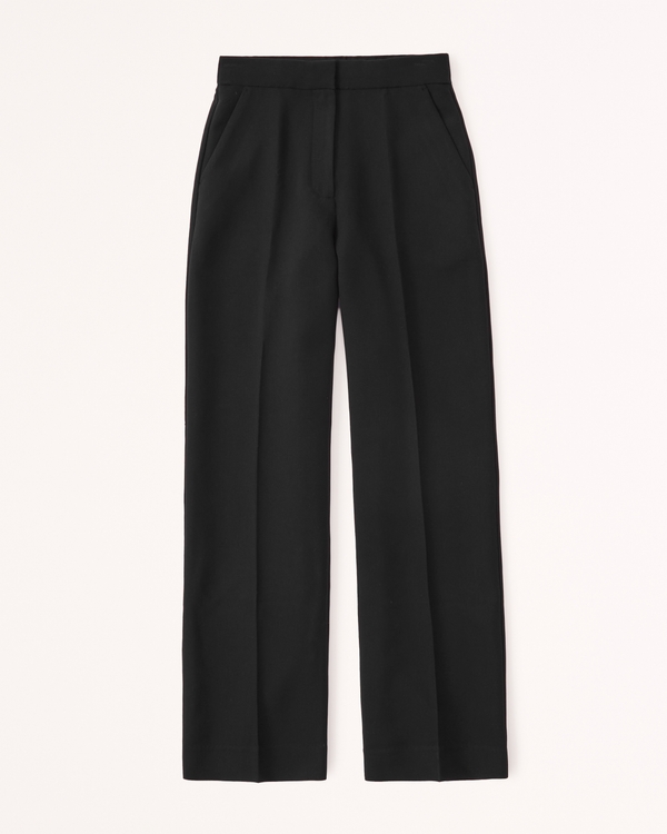 Women's Black Pants Abercrombie & Fitch