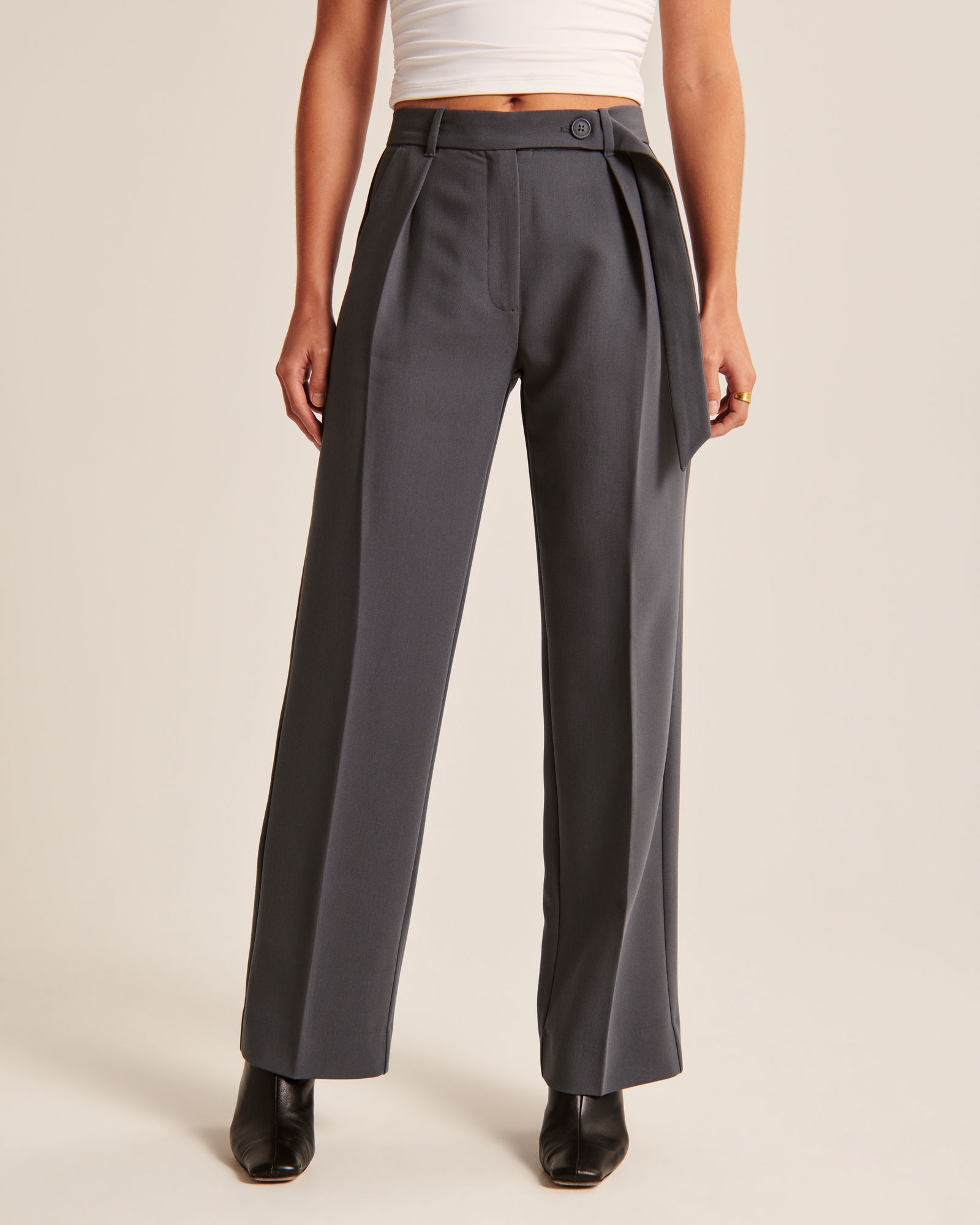 Belted Tailored Pant