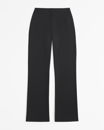 Femme Luxe high waist bootcut trouser in black