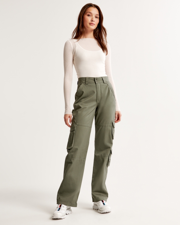 Relaxed Cargo Pant, Olive