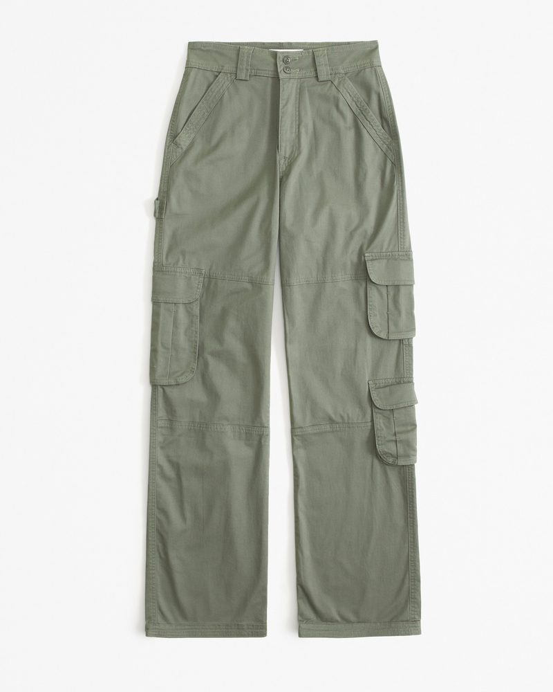 Pantalones Cargo para Mujer Sueltos Rectos Pantalones Cargos Hip