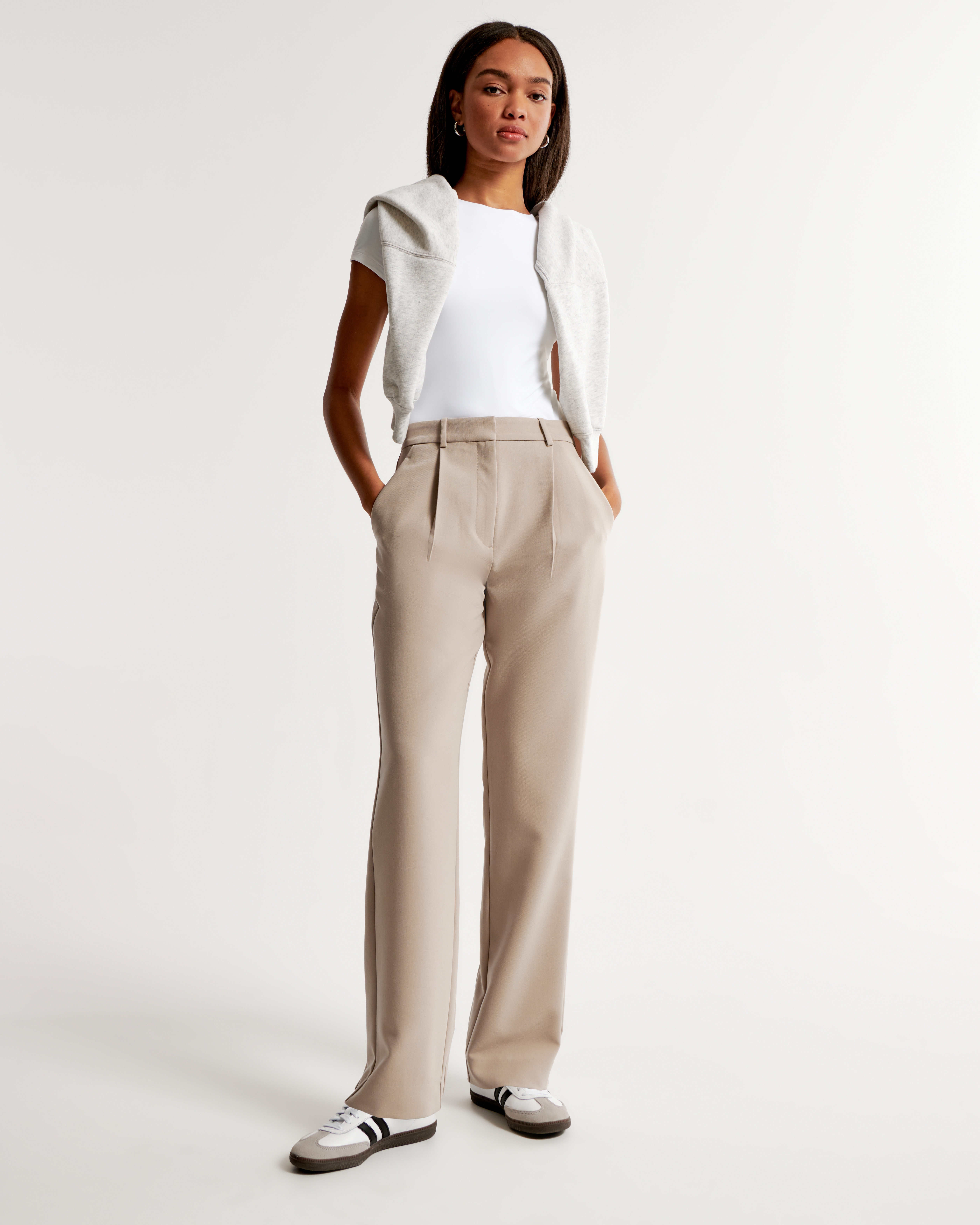 Womens clearance beige trousers