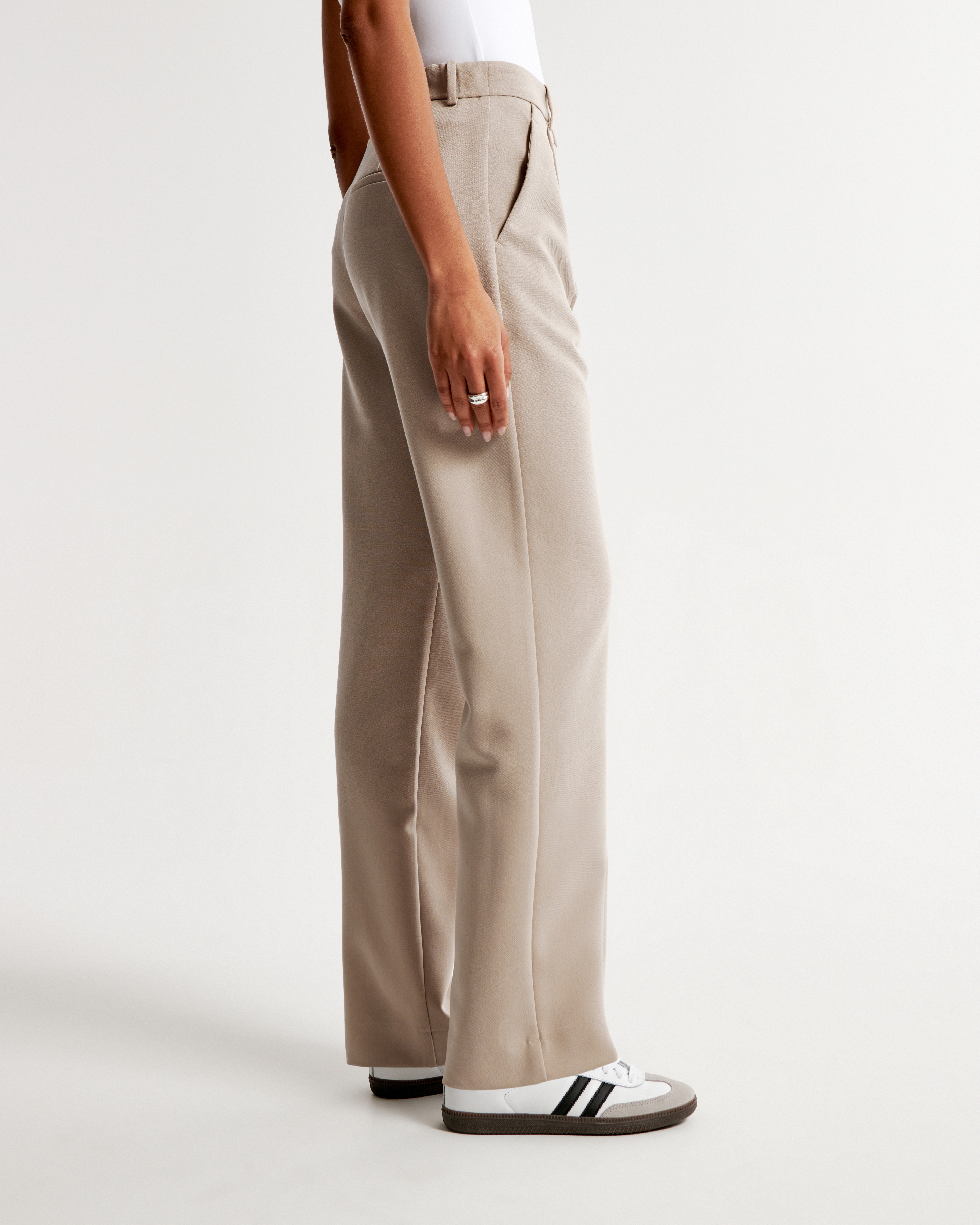 Women's Tailored Straight Pant | Women's Bottoms | Abercrombie.com