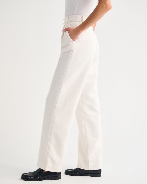 A&F Sloane Tailored Wide Leg Pant