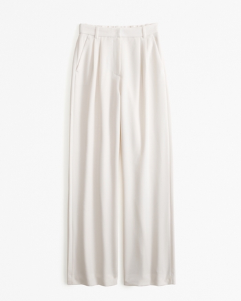 A&F Sloane Tailored Wide Leg Pant