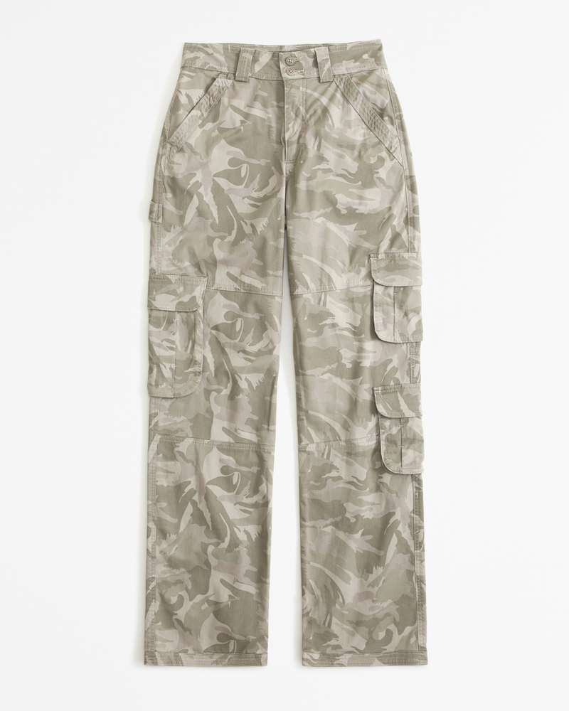 Women's Curve Love Relaxed Cargo Pant | Women's Clearance | Abercrombie.com