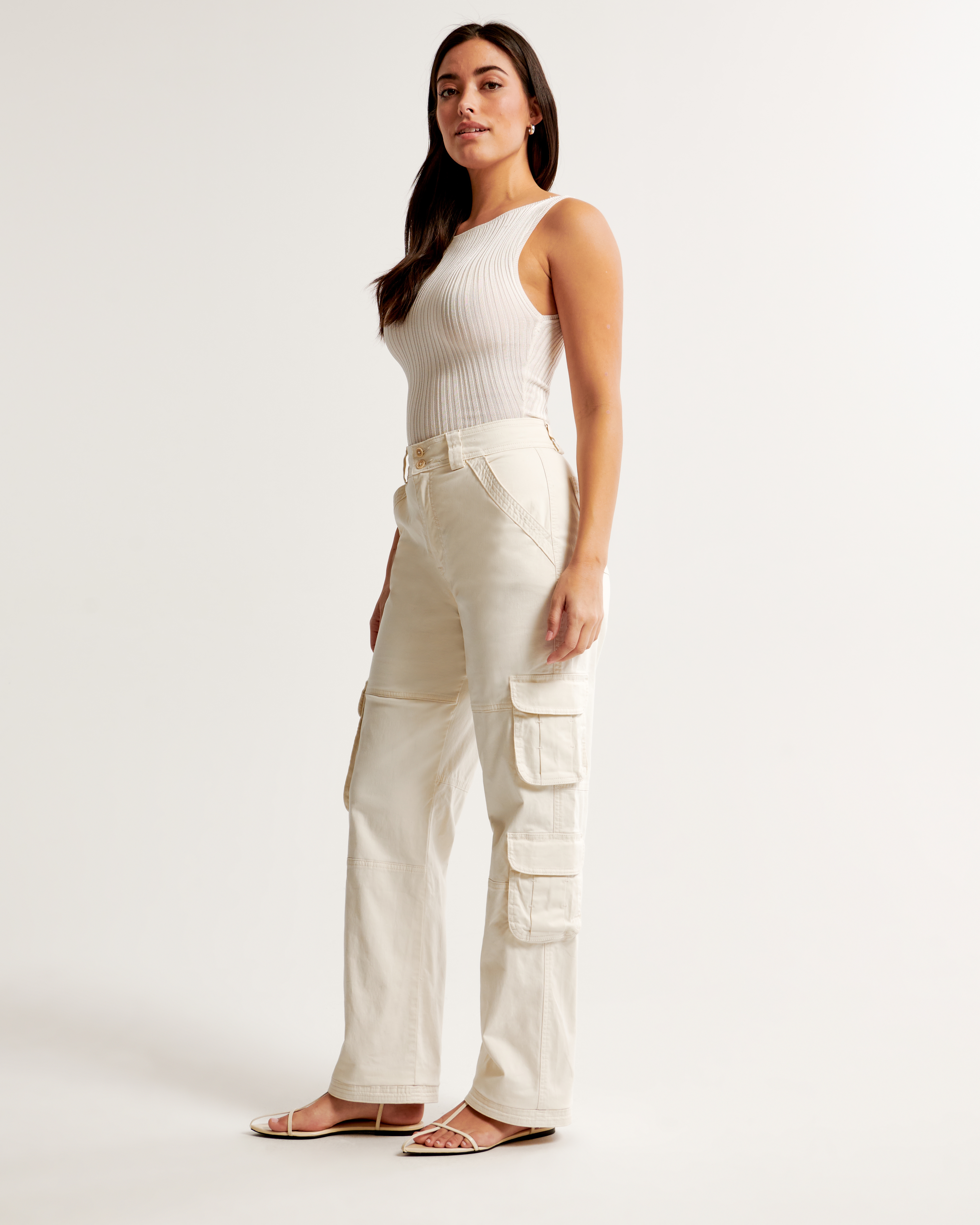 Women's Curve Love Relaxed Cargo Pant | Women's Clearance