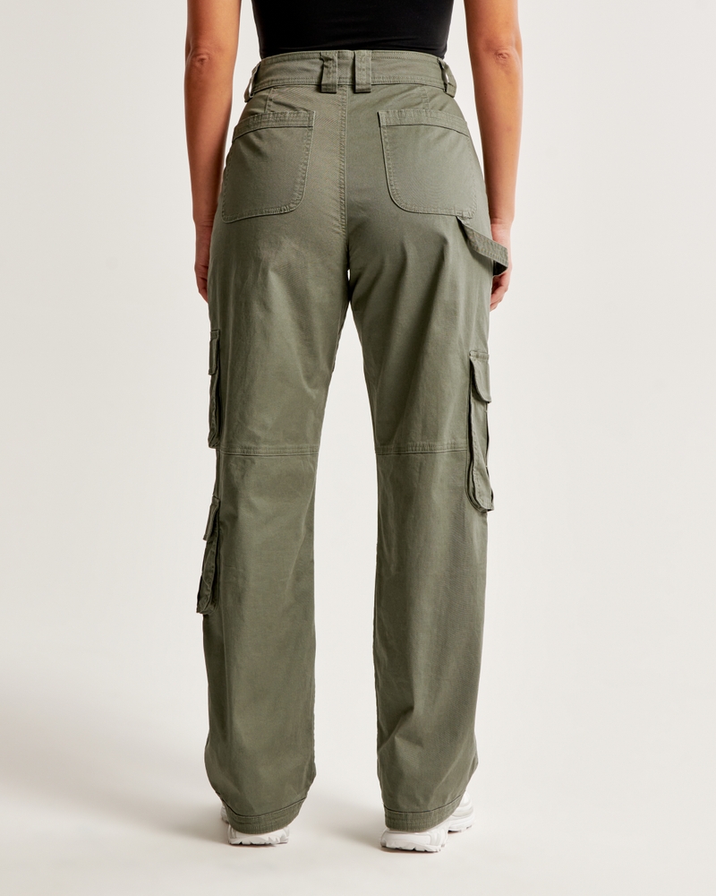 Social Collision Olive Cargo Pants With Belt