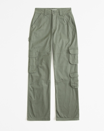 Women's Curve Love Relaxed Cargo Pant | Women's Bottoms | Abercrombie.com
