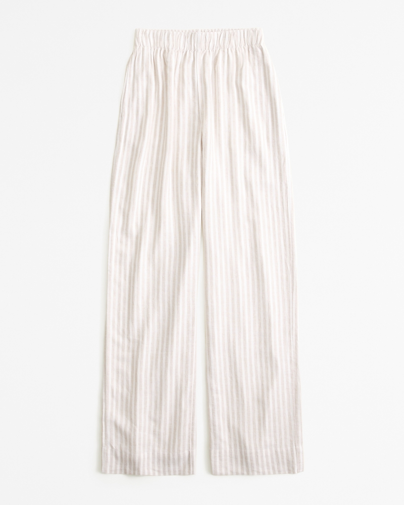 Women's Linen-Blend Pull-On Pant