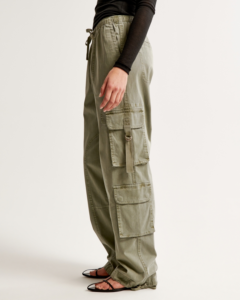 Women's Ultra High-Rise Baggy 3-Pocket Cargo Pants, Women's Bottoms