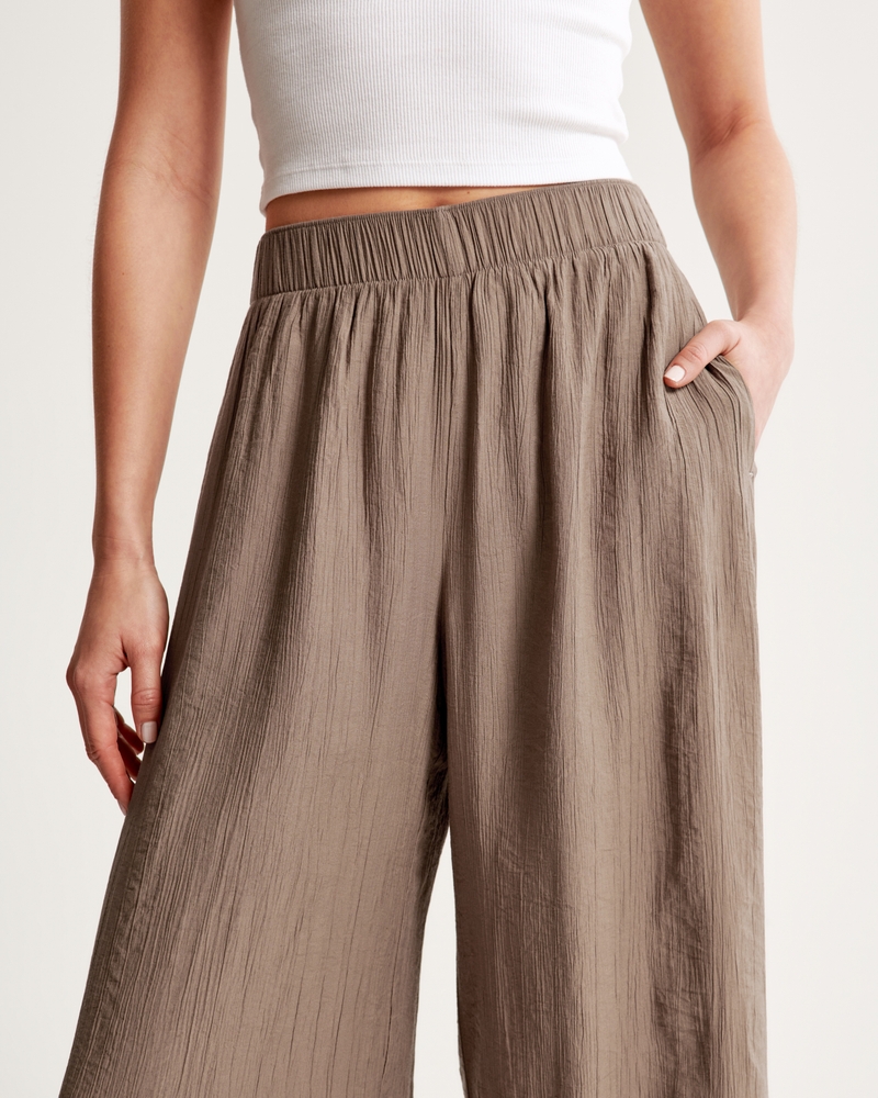 Soft Surroundings Laguna Pull On Crop Ankle Pants Large
