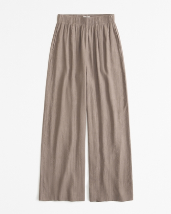 Women's Crinkle Textured Pull-On Pant | Women's Sale | Abercrombie.com