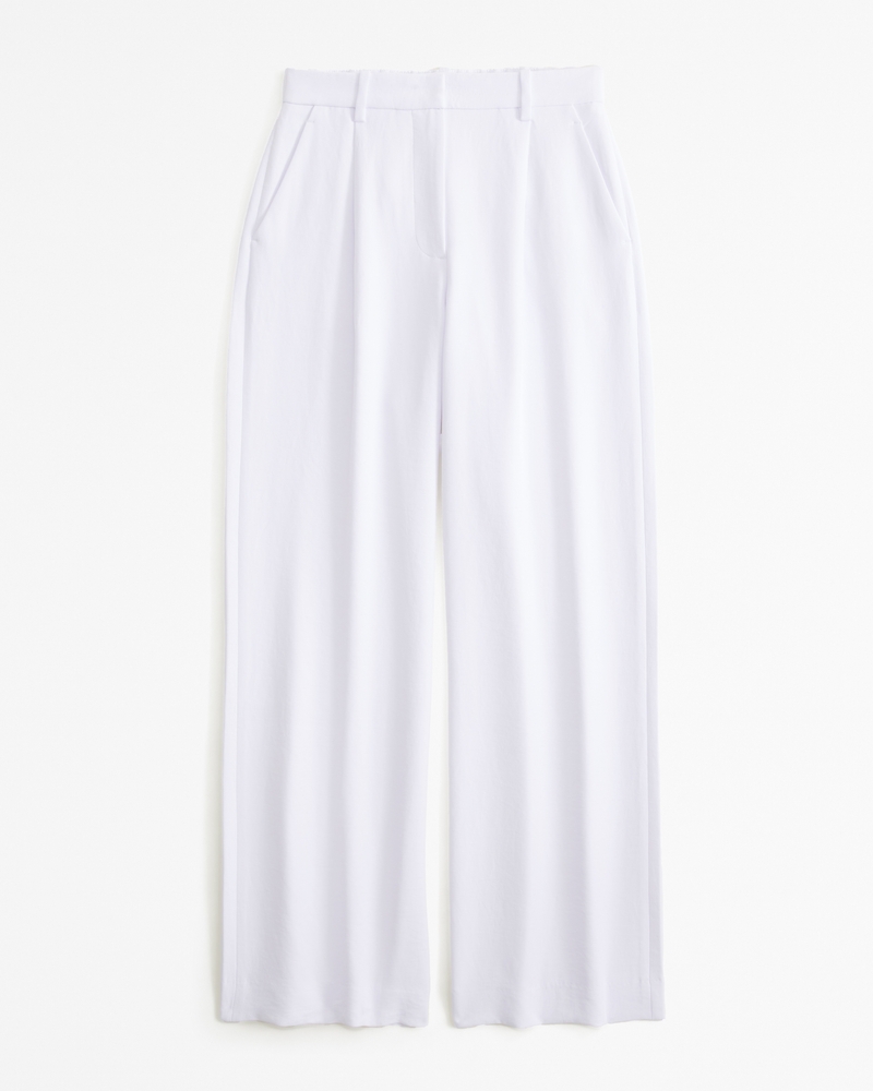 Women's A&F Harper Tailored Premium Crepe Ultra-Wide Leg Women's A&F Harper Tailored Premium Crepe Ultra-Wide Leg