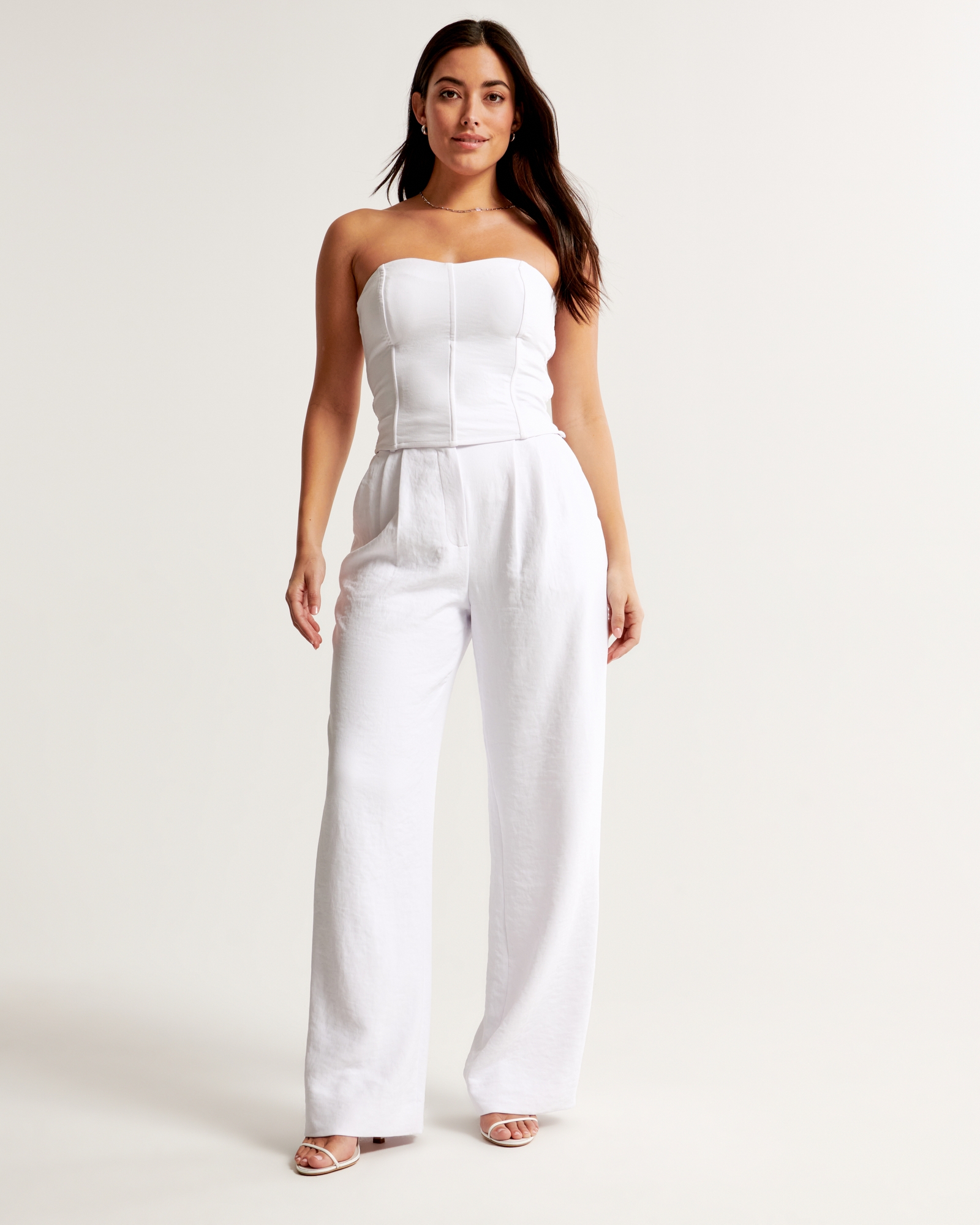 Curve Love A&F Sloane Tailored Premium Crepe Pant