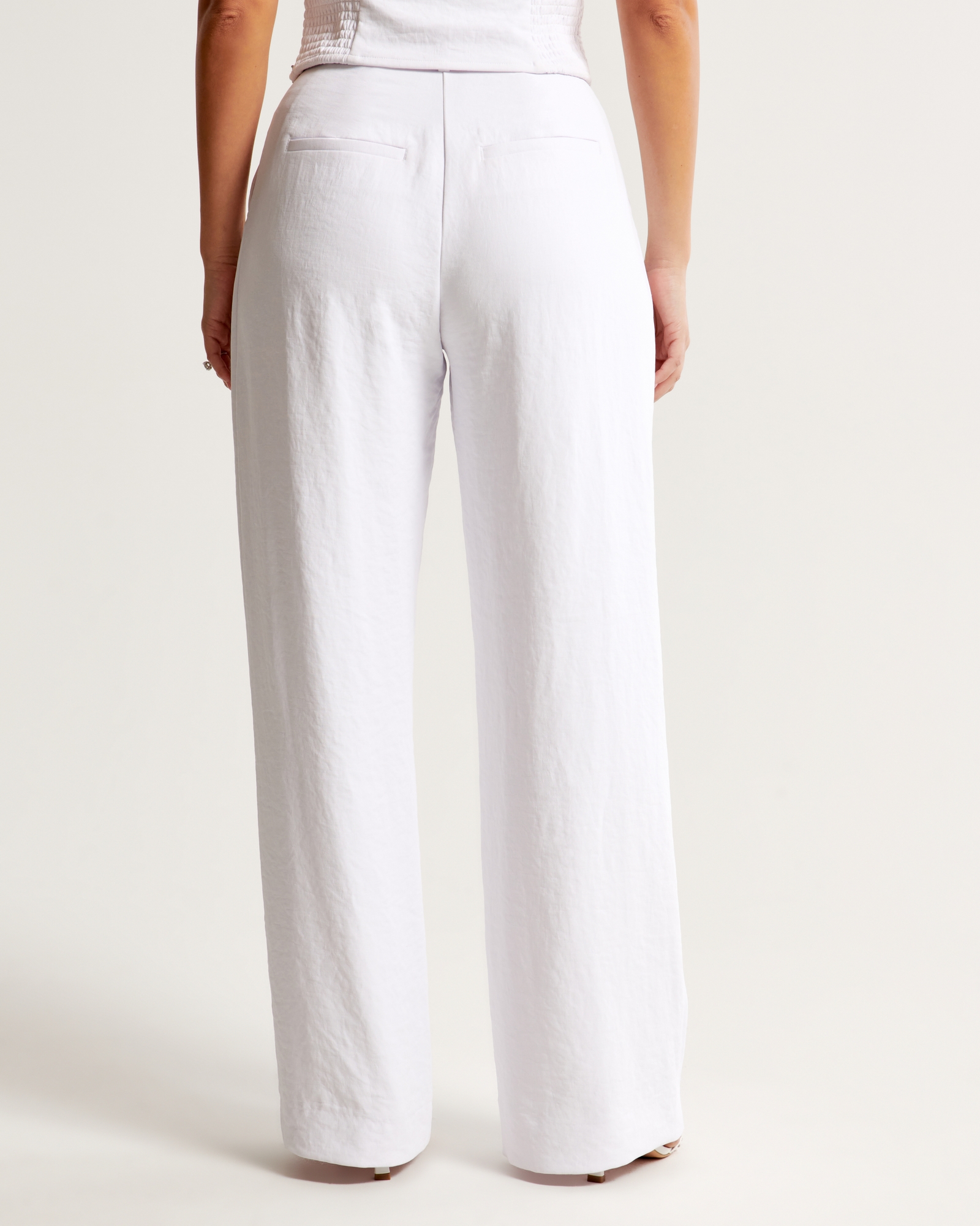 Curve Love A&F Sloane Tailored Premium Crepe Pant