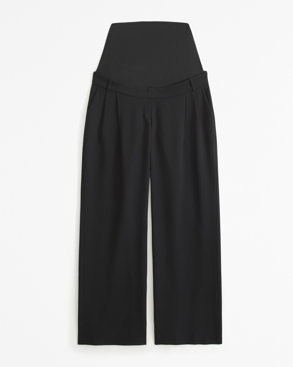 Maternity A&F Sloane Tailored Pant, Black