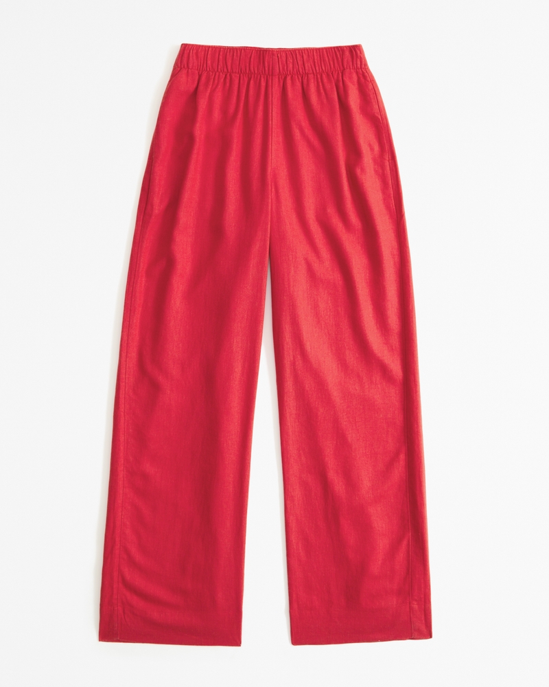 Women's Linen-Blend Pull-On Pant | Women's Clearance