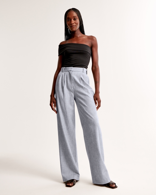 A&F Sloane Tailored Pant, Grey