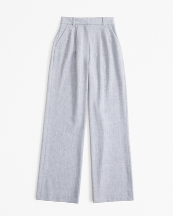 A&F Sloane Tailored Wide Leg Pant