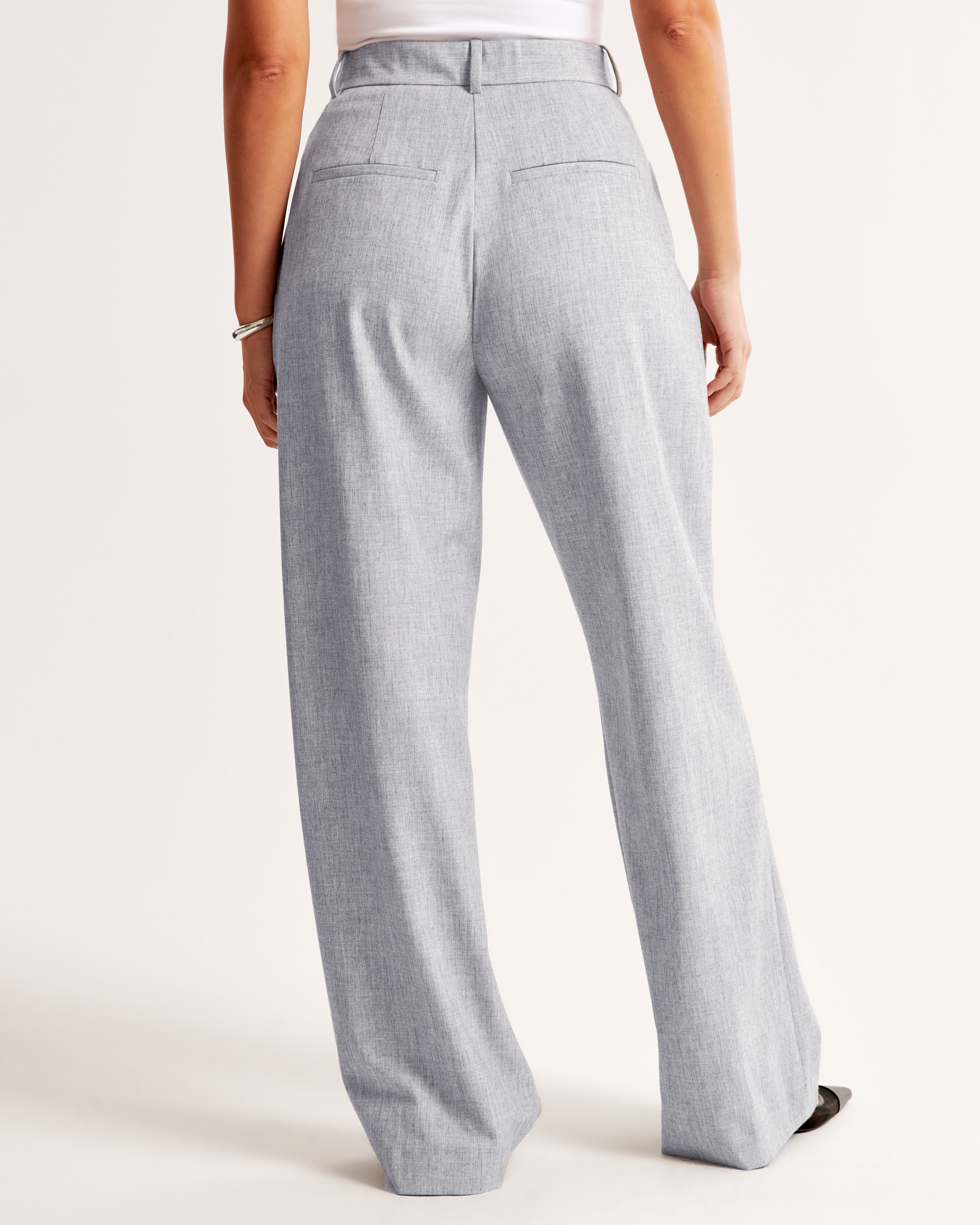 Women's Curve Love A&F Sloane Tailored Wide Leg Pant