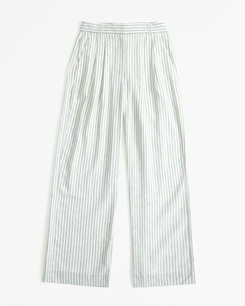 Abercrombie striped pants store