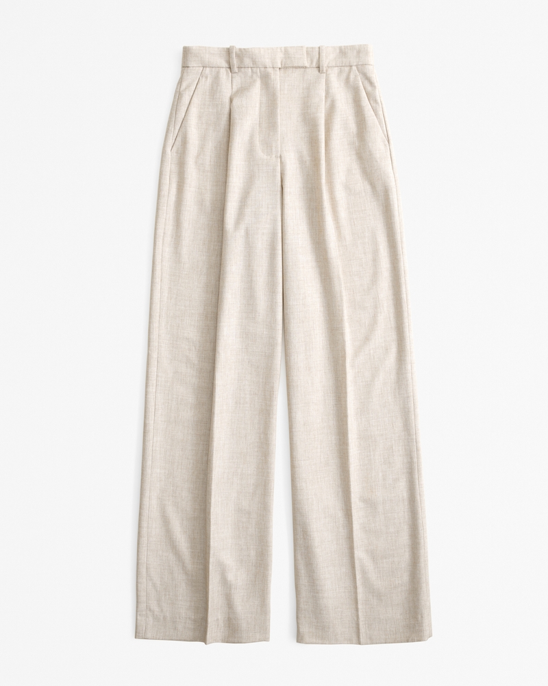 Women's A&F Harper Tailored Ultra Wide Leg Pant | Women's