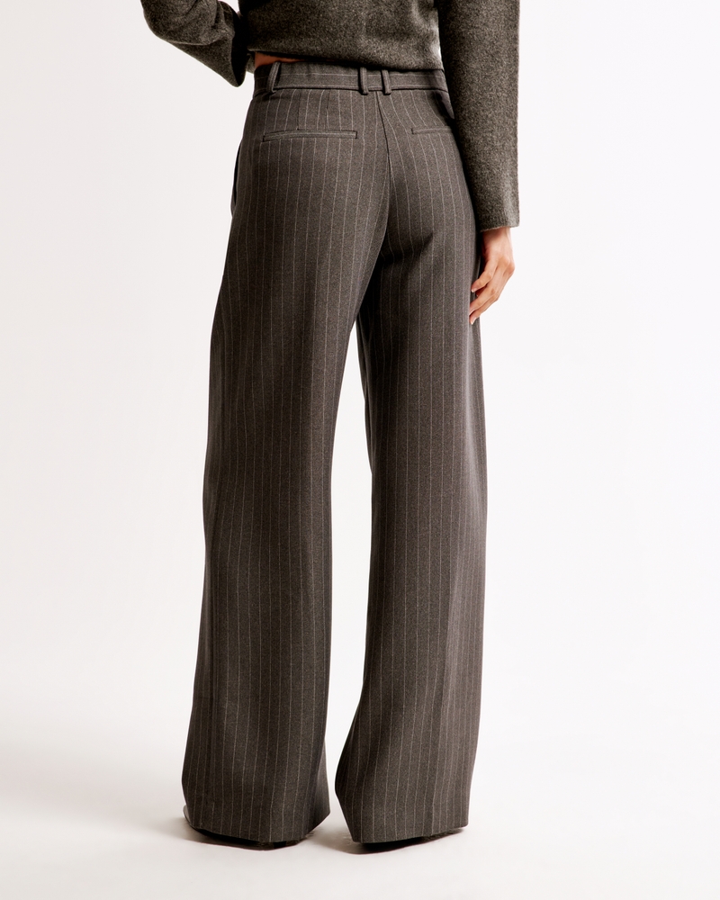 A&F Harper Tailored Wide Leg Pant