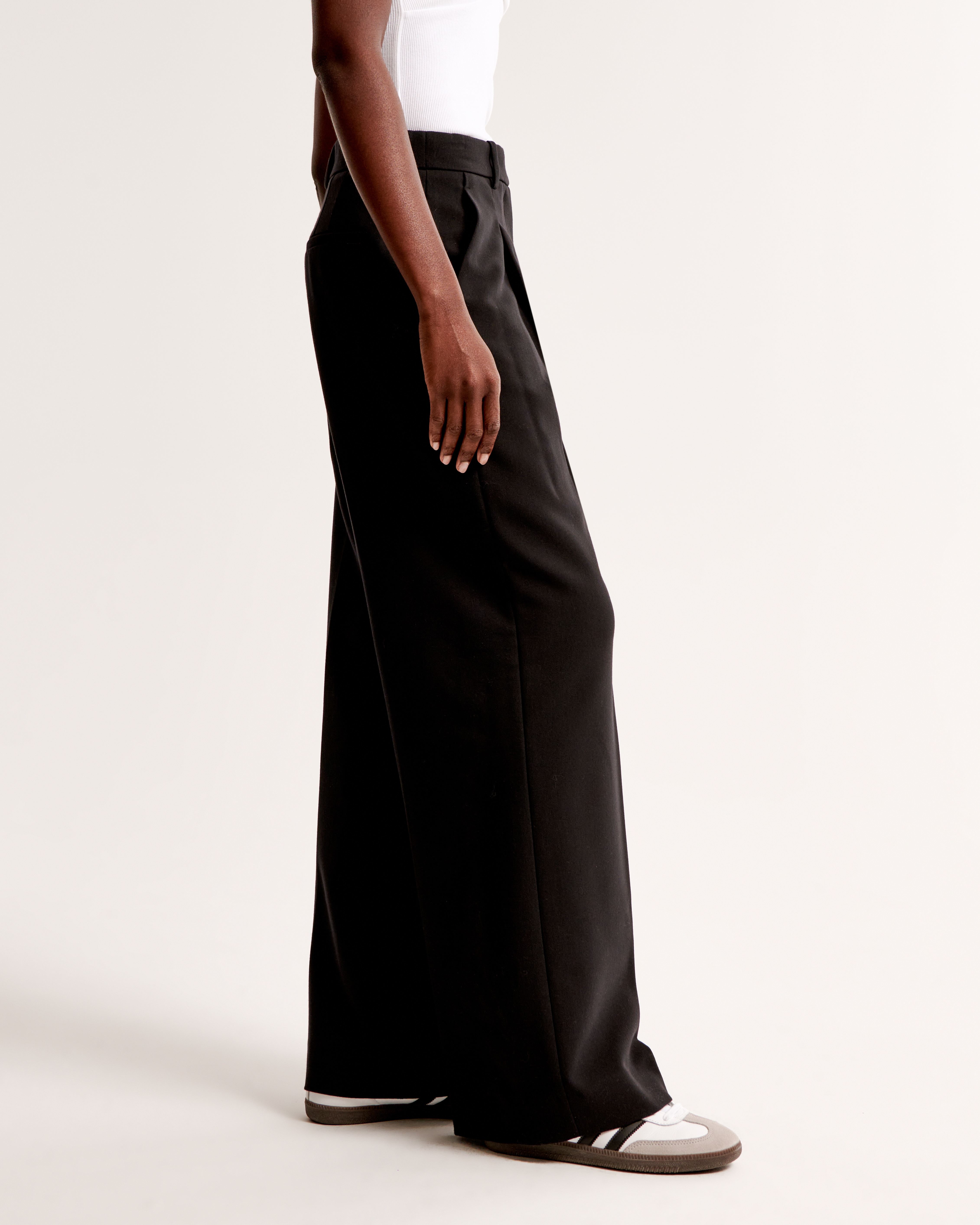 Women's A&F Harper Tailored Ultra Wide Leg Pant | Women's