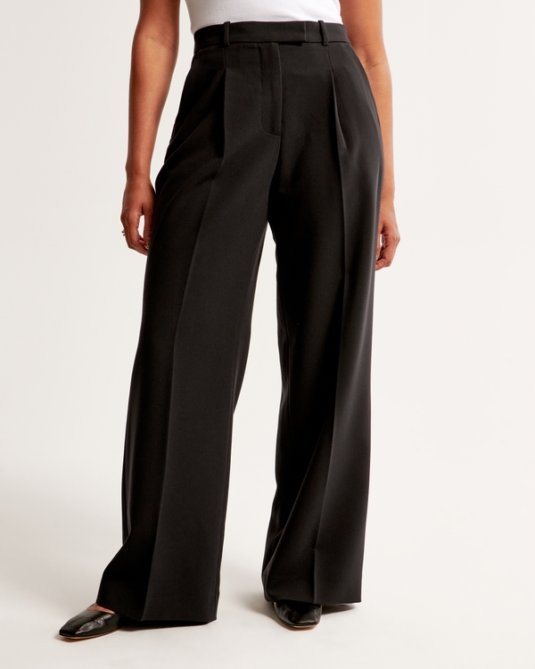 Black womens slacks discount