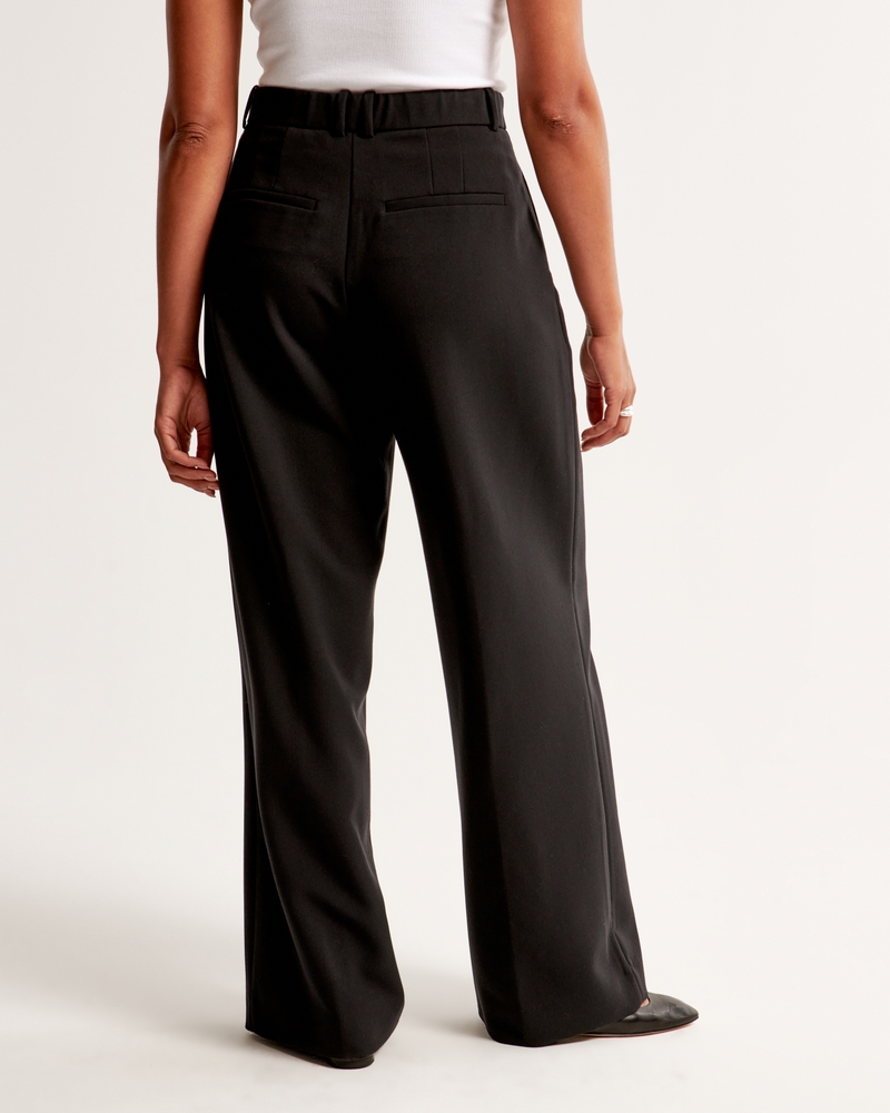Women's Curve Love A&F Harper Tailored Ultra Wide Leg Pant