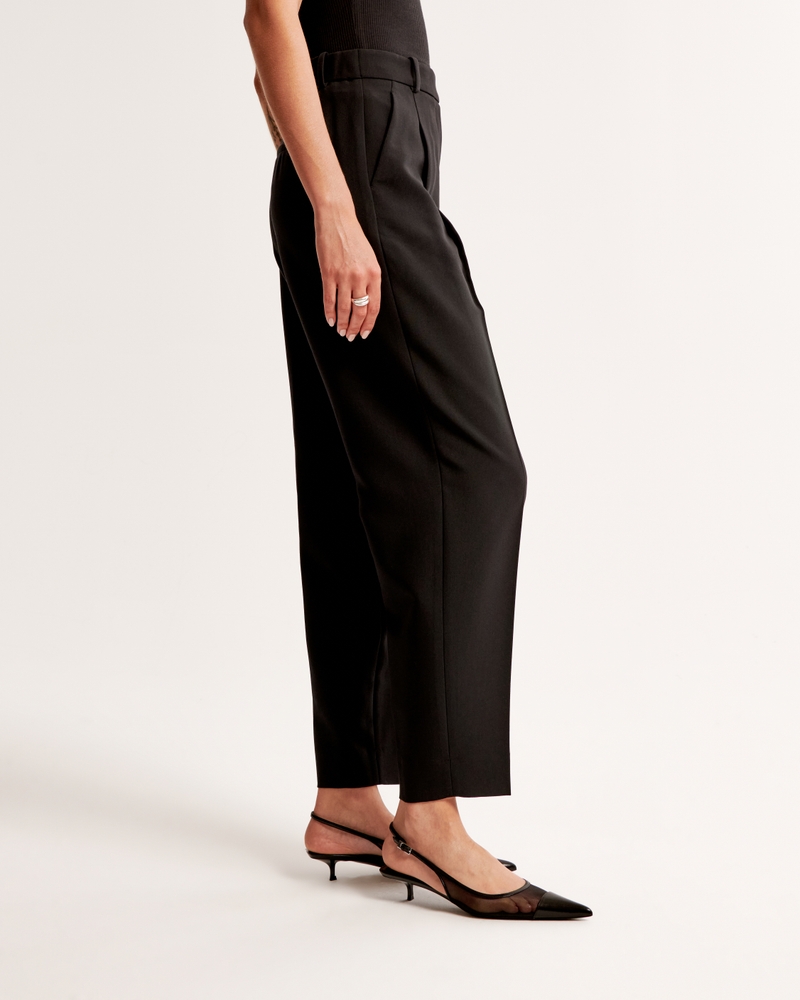 Ankle Grazing Tapered Tailored Pant