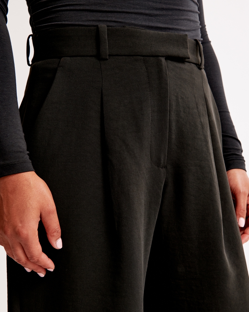 Curve Love A&F Harper Tailored Premium Crepe Pant