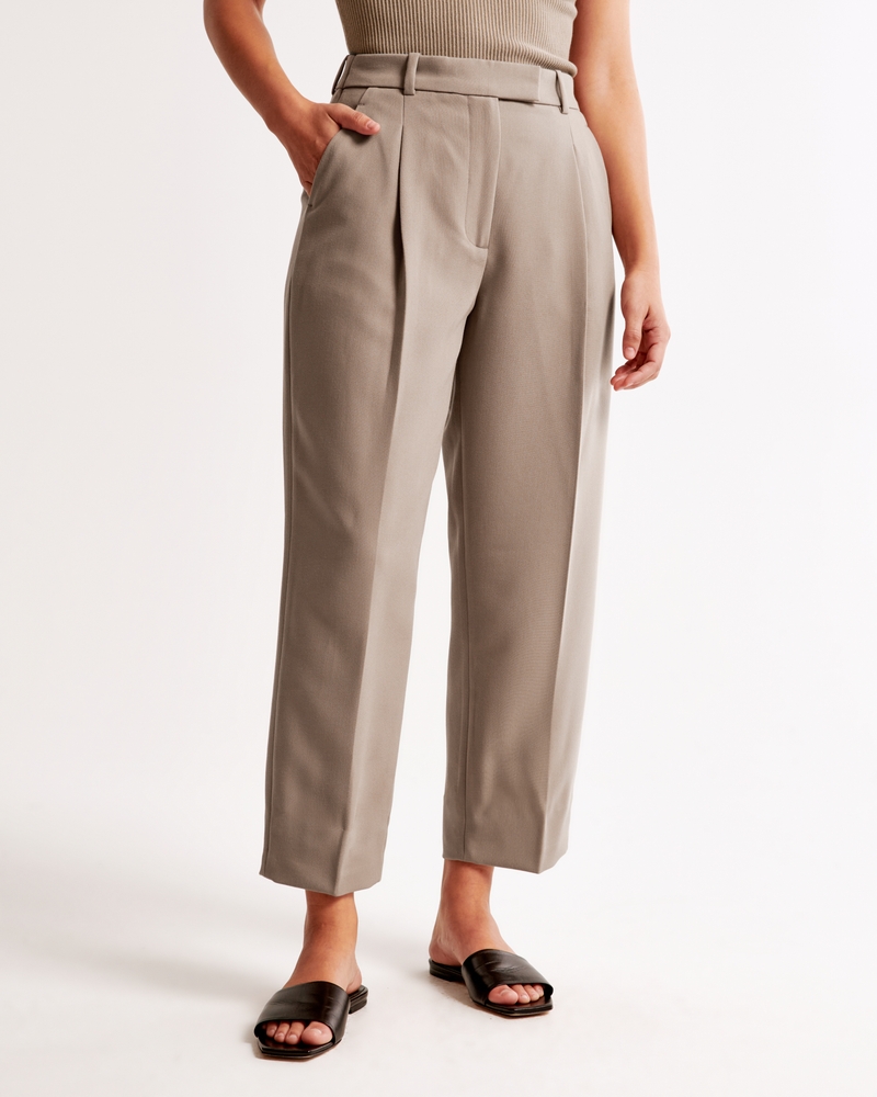 Curve Love Ankle Grazing Tapered Tailored Pant