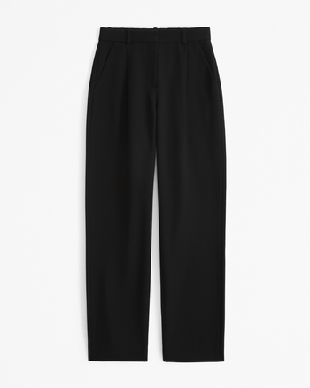 Women's A&F Quinn Tailored Straight Pant | Women's Bottoms | Abercrombie.com, Size 30 Regular