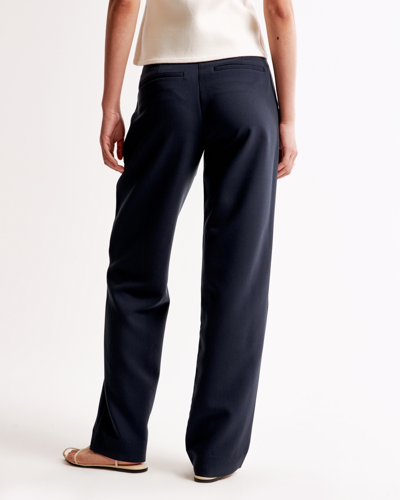 A&F Quinn Tailored Straight Pant