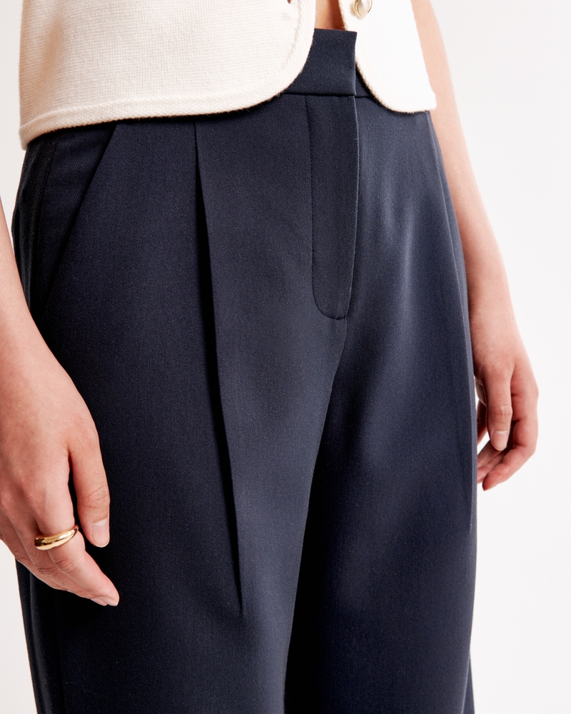 A&F Quinn Tailored Straight Pant